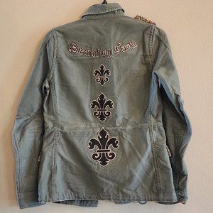 Womens Miss Me Queen of Hearts Jacket